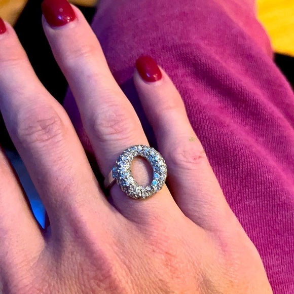 Circle Sparkle Ring - Picture 1 of 3